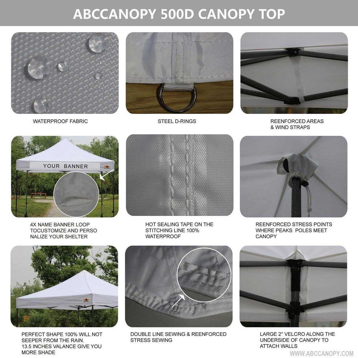 Pop-Up Canopy Tent 10 x 10 O1030