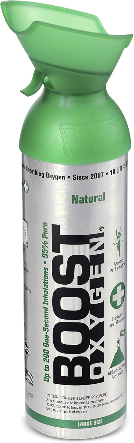4 Pack Large 10L Natural Portable Pure Oxygen Canister W497478