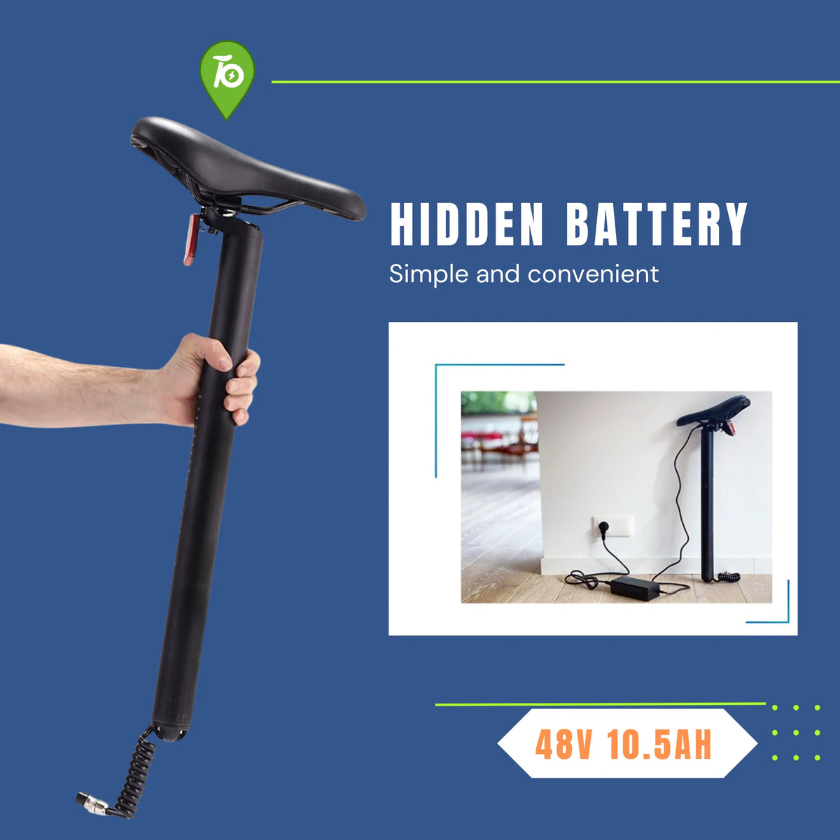 Foldable 500W Fat Tire Electric Bicycle Y9900