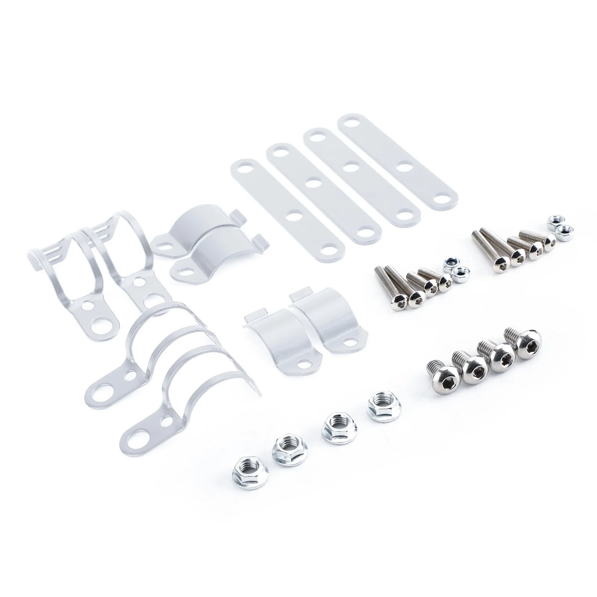 Chrome Motorcycle Headlight Mount Bracket Adapter M2073