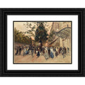 Black Ornate Framed Double Matted Museum Art Print A6435