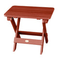 Rustic Red Folding Side Table C60675