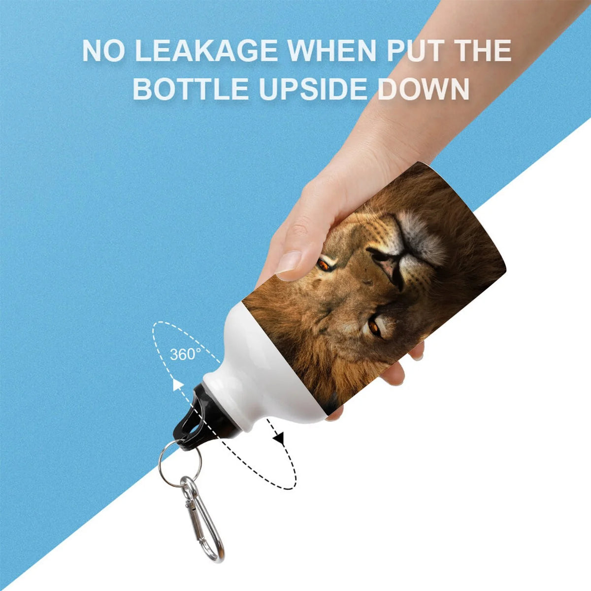 400ml Sport Aluminum Water Bottle with Twist Cap O715