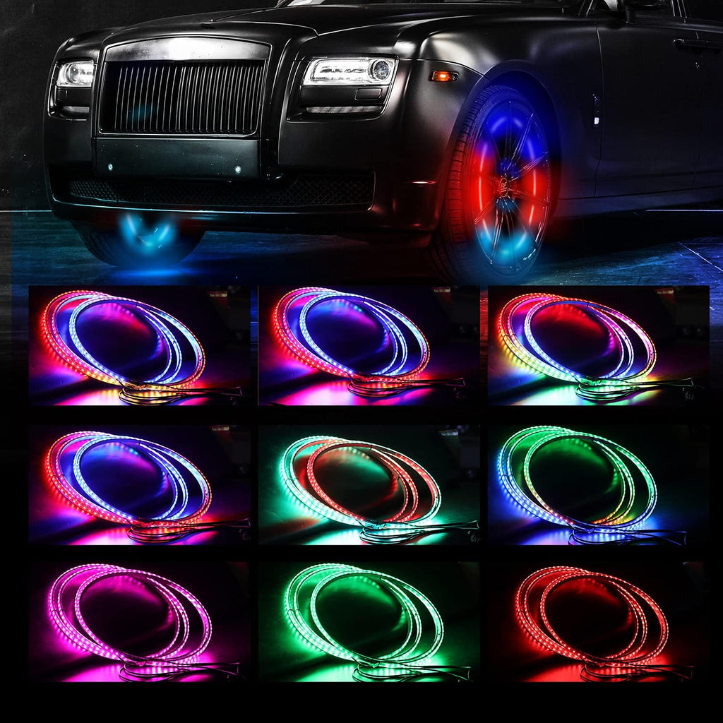15.5inch LED Wheel Ring Light Kit with Turn Signal and Braking Function Y119