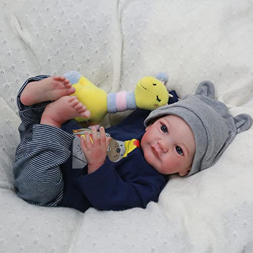 Realistic Reborn Baby Dolls Boy 18 Inch Lifelike Soft Weighted Newborn Baby Doll A968583