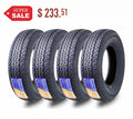 Set of 4 Steel Belted Radial Trailer Tires A113