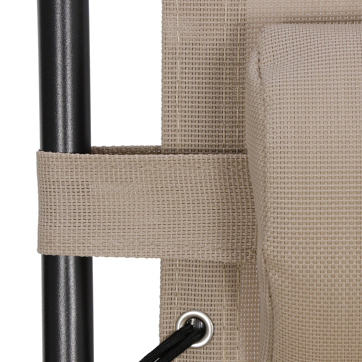 2 Pack Beige Steel Zero-Gravity Chair T476865