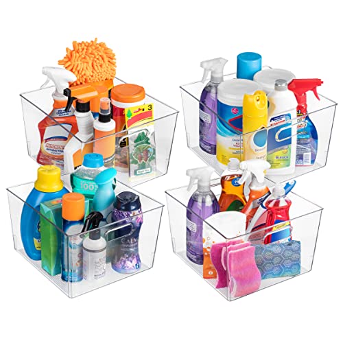 Clear Plastic Storage Bins 2 Pack N756881