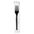 Polystyrene Fork, Medium-Weight, Black, 1000/Carton D3366