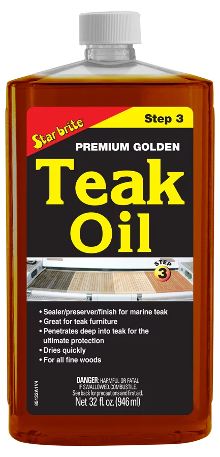 Golden Teak Oil Wood Furniture 32oz X6202