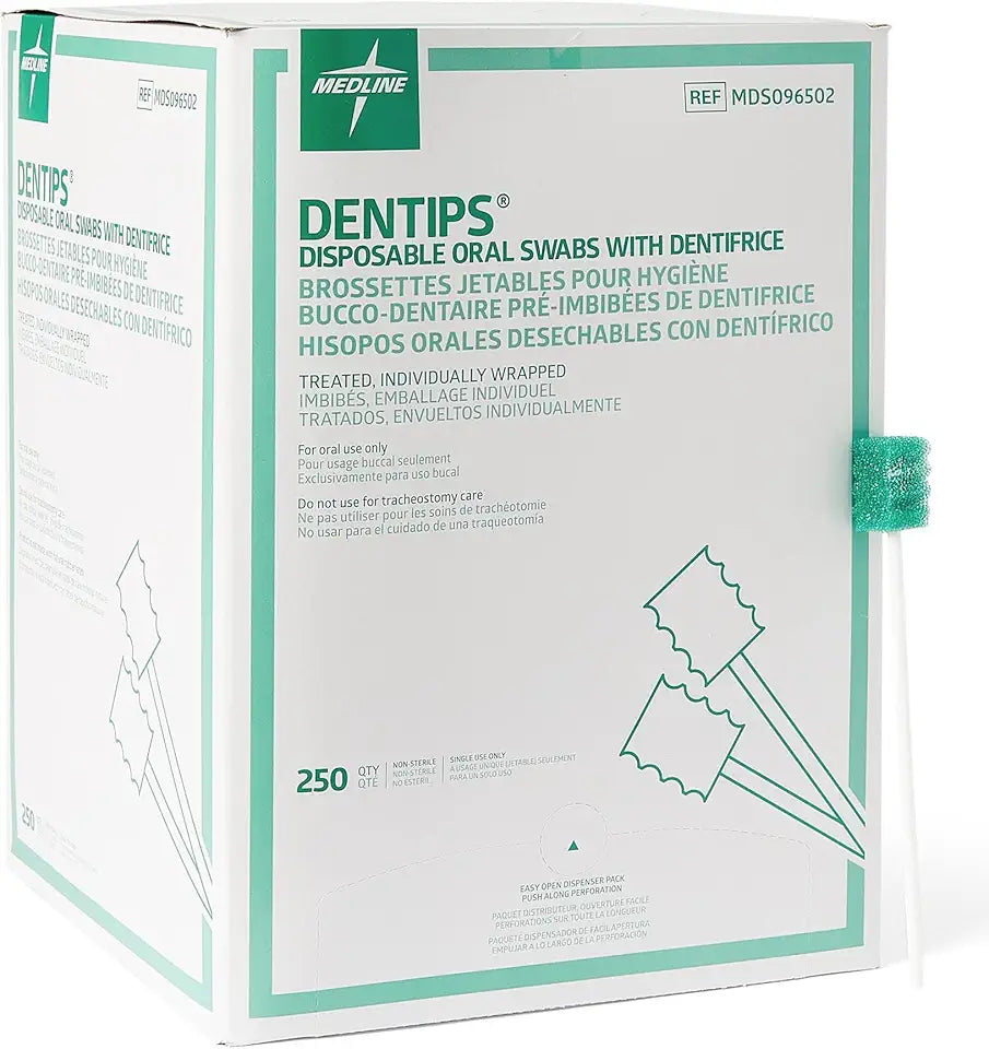 Green Adult Disposable Oral Swabsticks 250 Count A1743