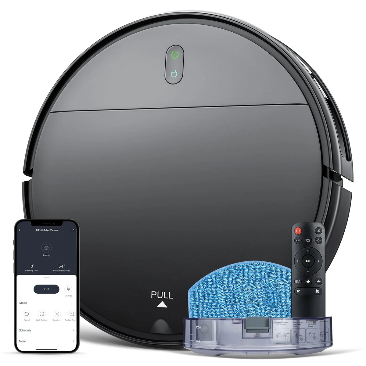 2 in 1 Robot Vacuum and Mop Combo Q86898