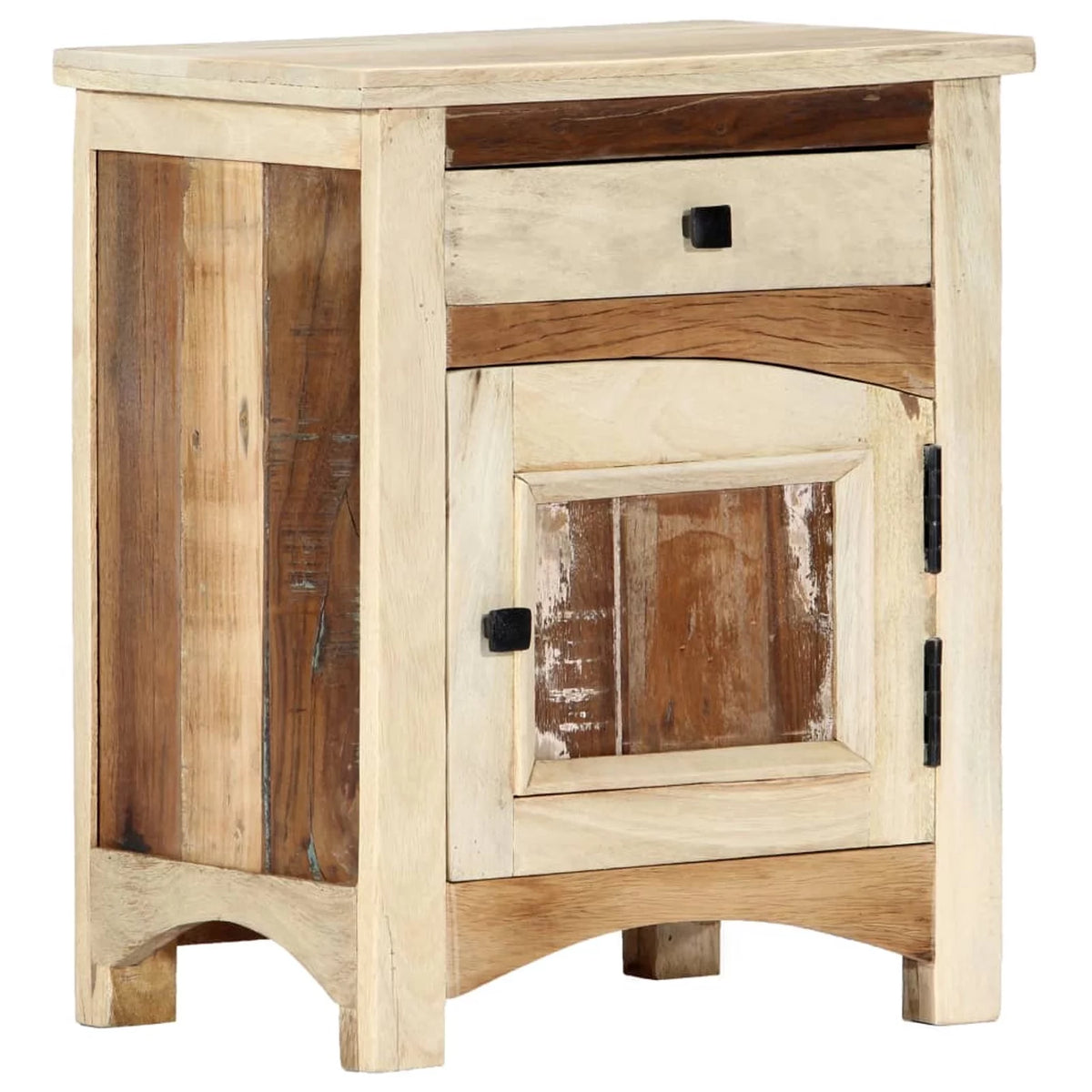 Bedside Cabinet Solid Reclaimed Wood Z815