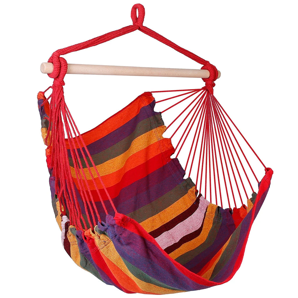Hanging Chair Canvas Porch Patio Swing Seat U21984