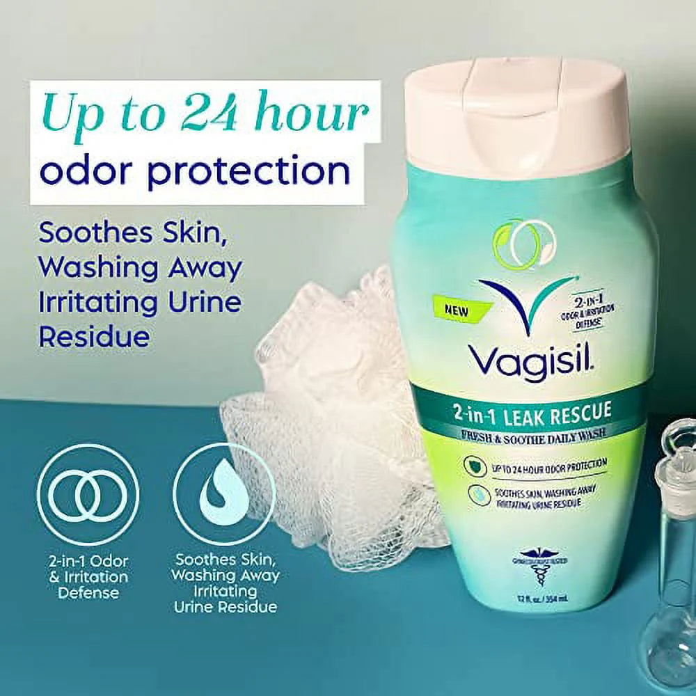 2-in-1 Hypoallergenic Feminine Wash 12 oz M382512