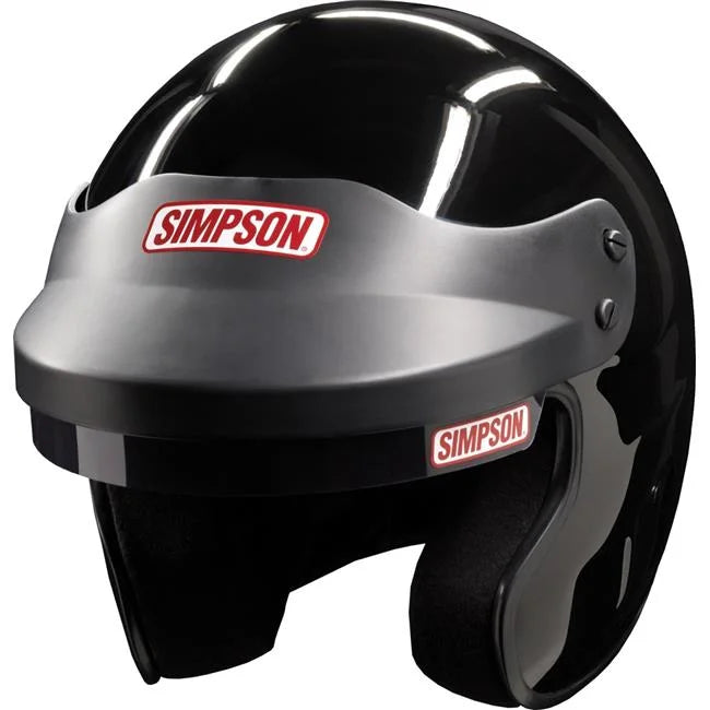 Black Open Face Helmet Y92945