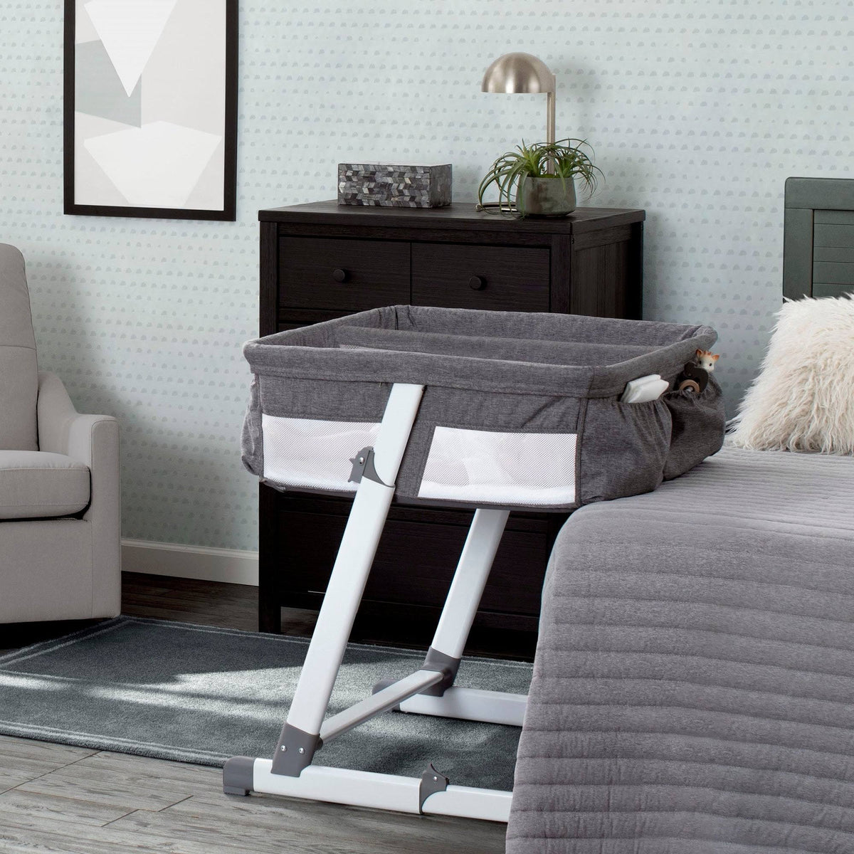 Twin City Sleeper Bassinet, Med Grey F85960