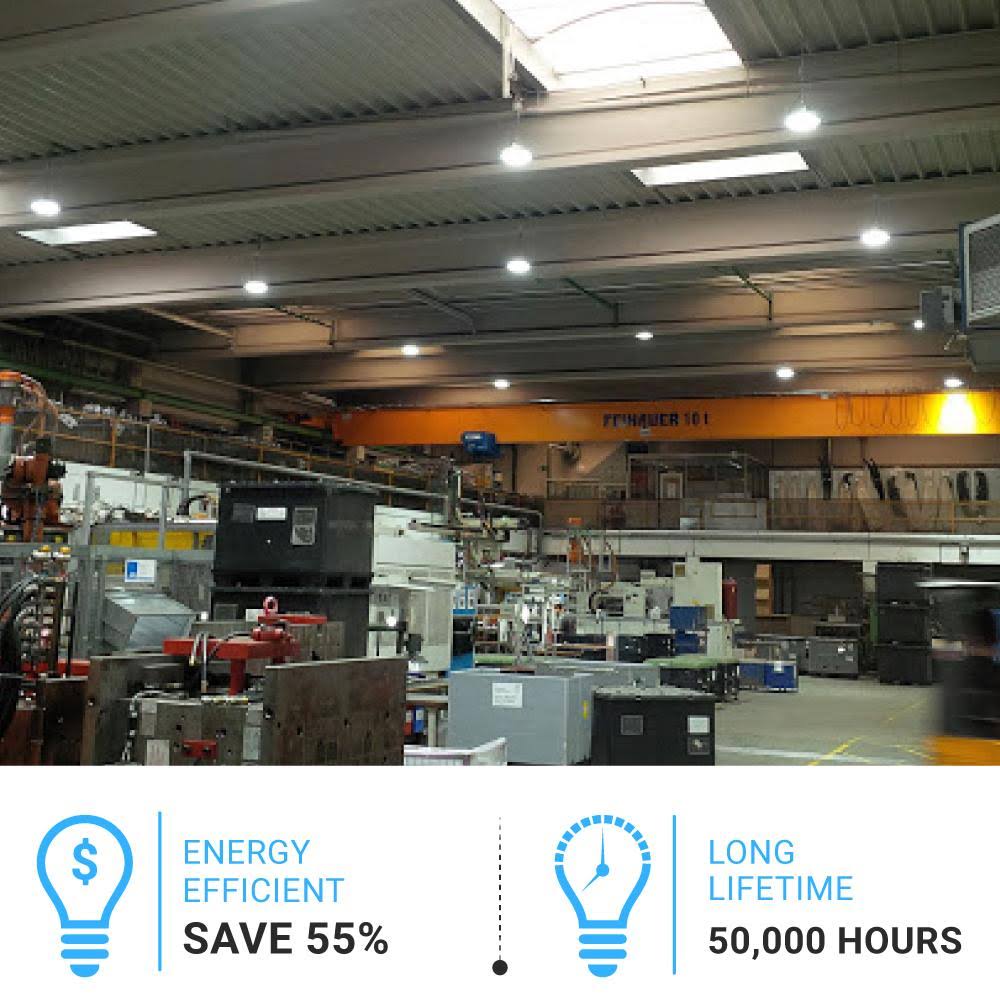200W LED High Bay UFO 4000K Black Z3481