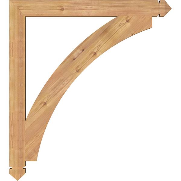 3 1/2x22W x 36x22D x 40x22H Western Red Cedar Bracket E105