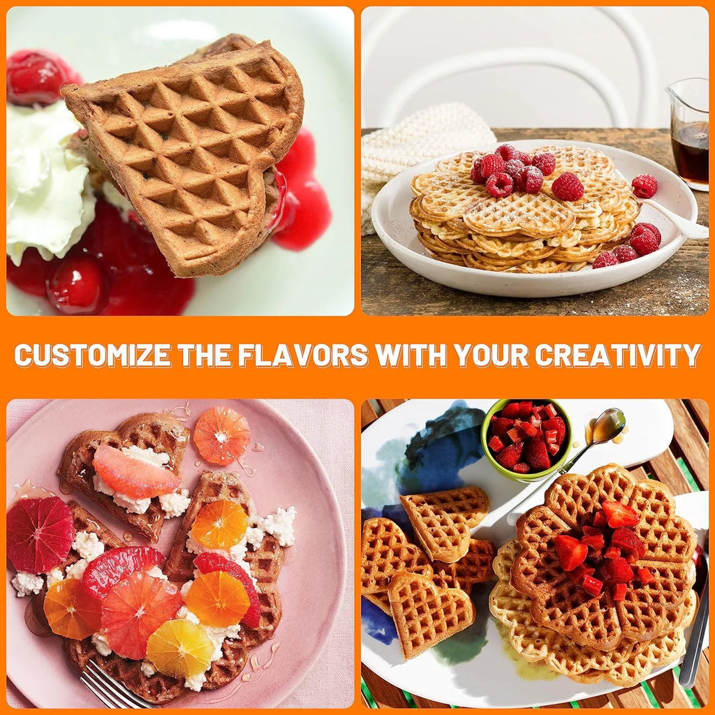 1200W Double Non-Stick Waffle Maker G743134