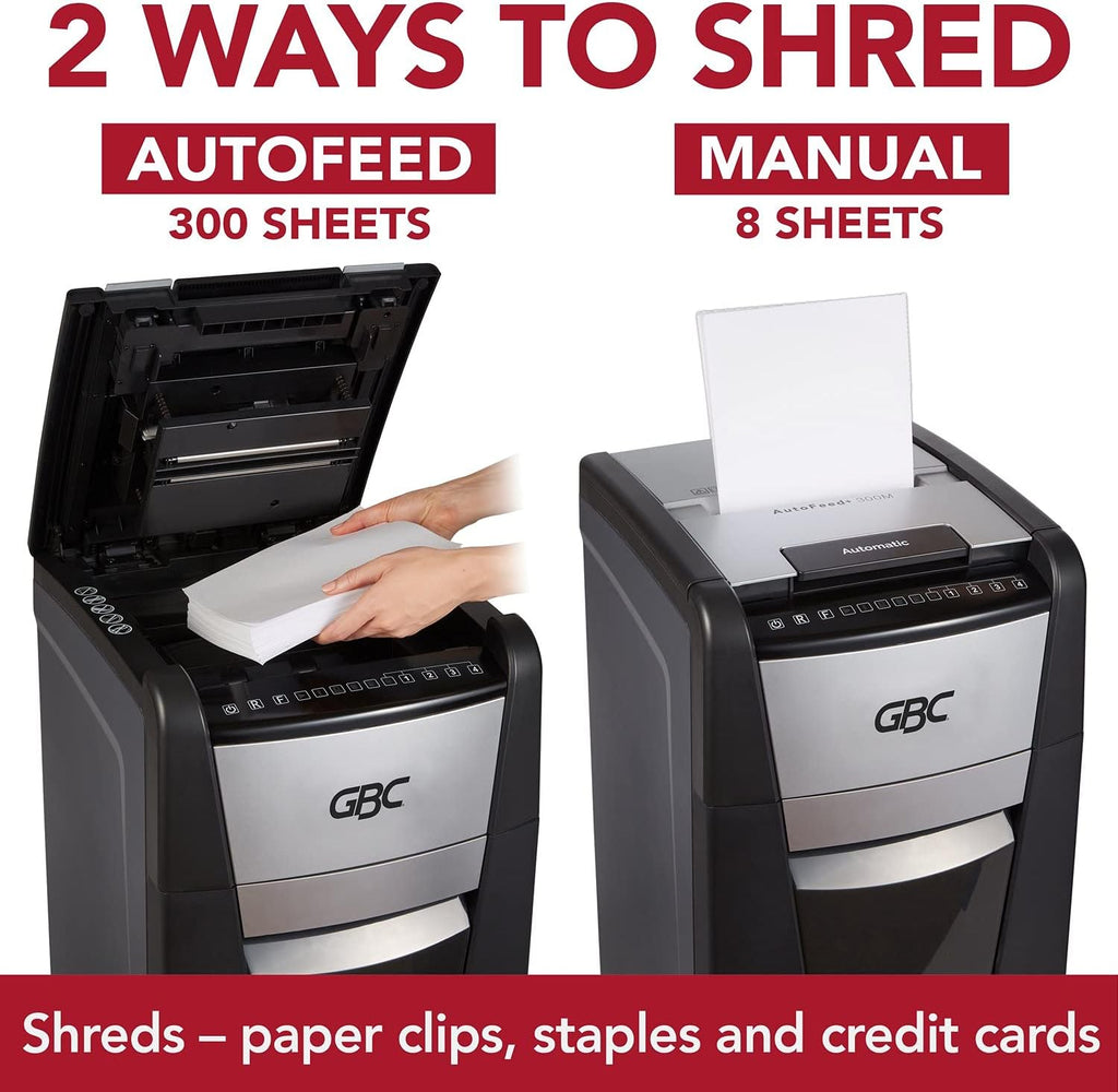 Auto Feed+ 230 Sheet Capacity Micro-Cut Paper Shredder J55118