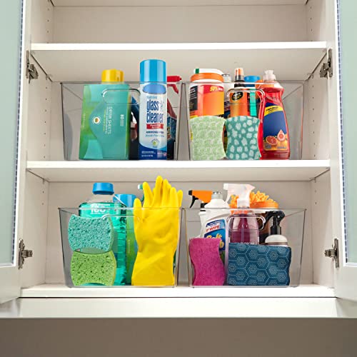 Clear Plastic Storage Bins 2 Pack N756881