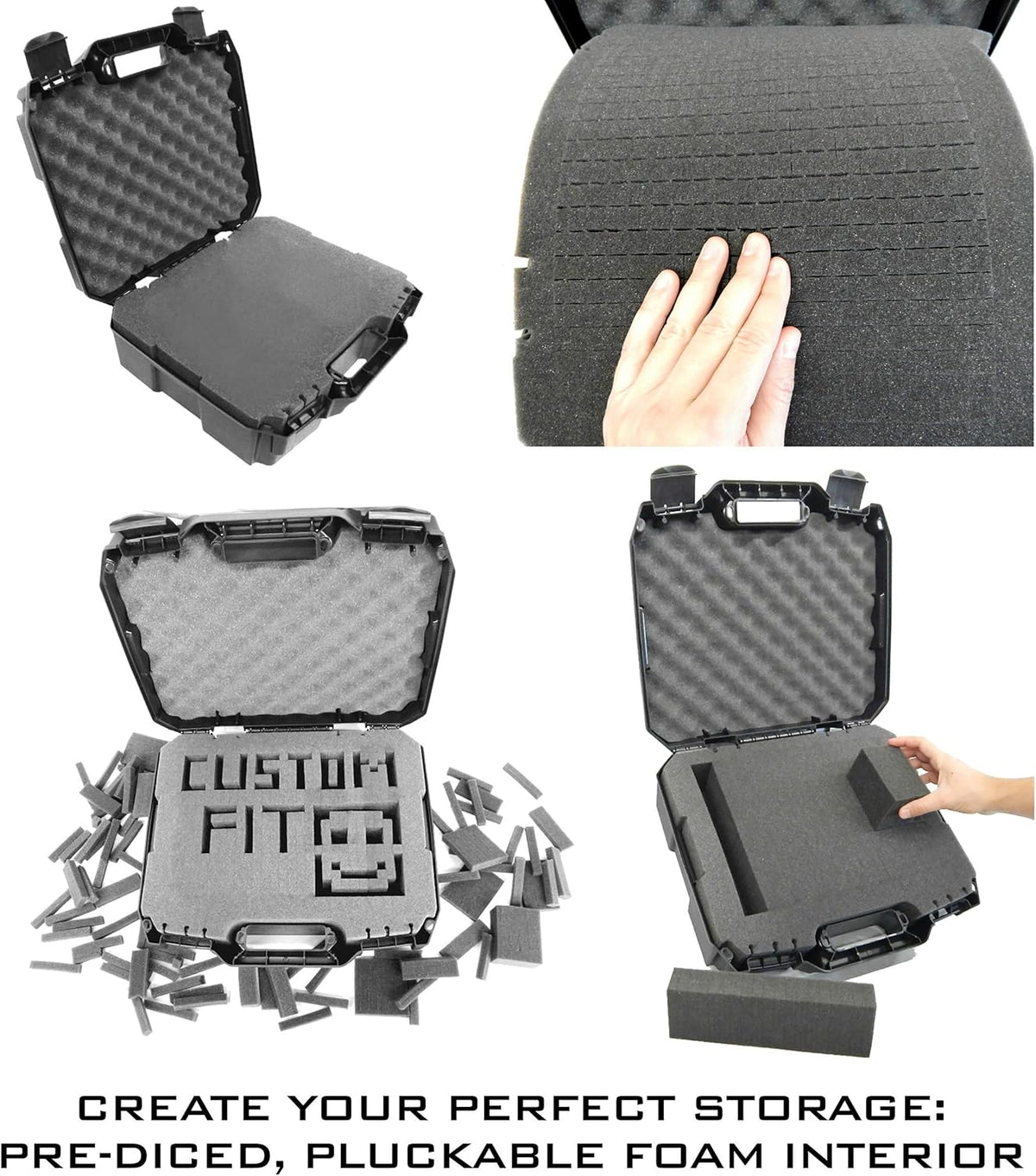 Hard Case for VR Gaming Headset with Customizable Foam Q565598