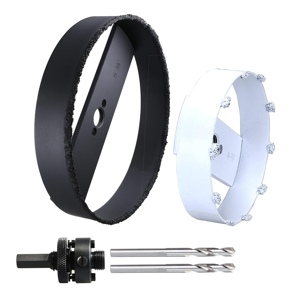 Carbide Grit Hole Saw with Arbor Pack of 2 X30758