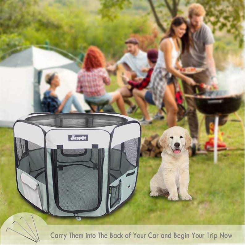 Portable Dog Exercise Playpen J958