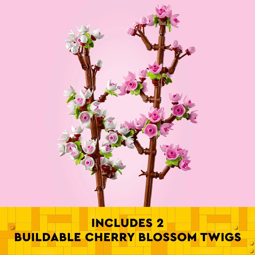 White and Pink Cherry Blossom Building Set V2318