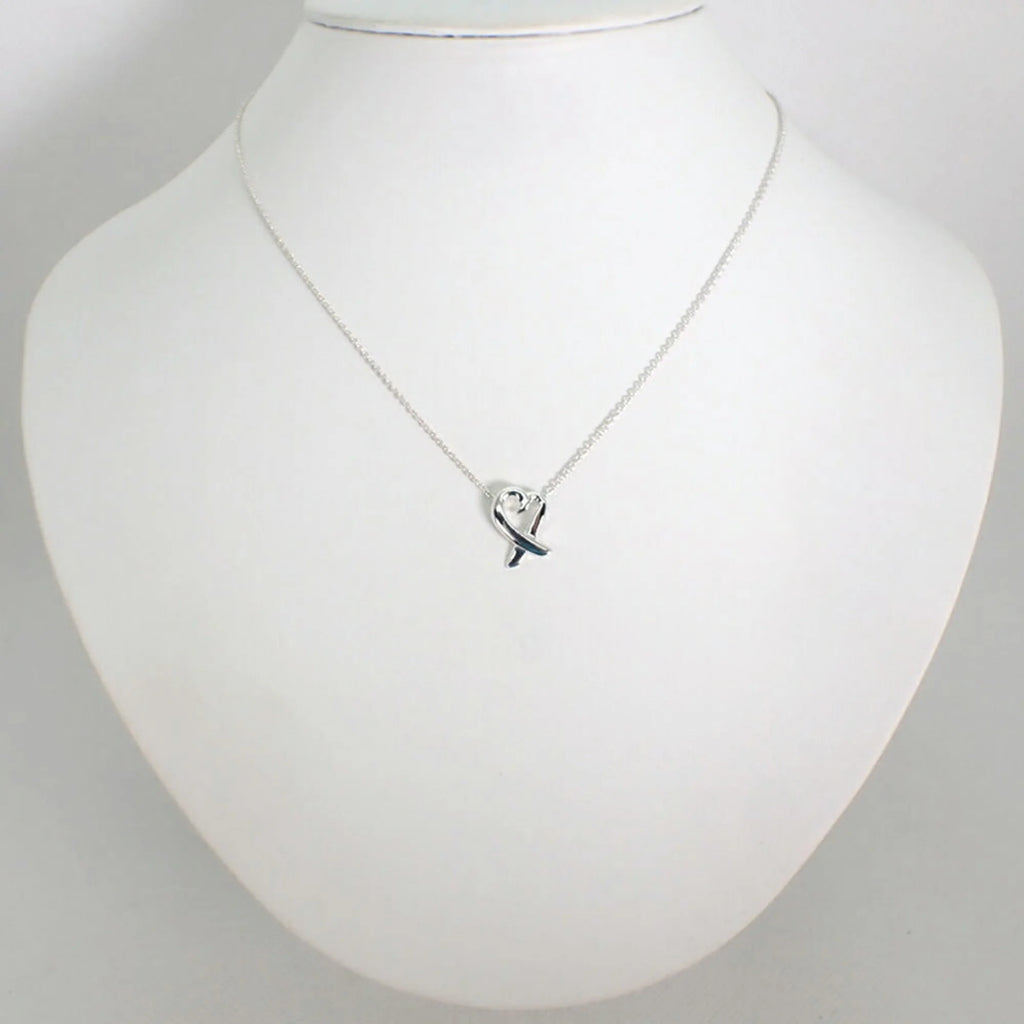 925 loving heart pendant necklace G49463