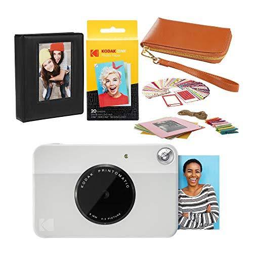 Grey Instant Print Camera Travel Case Bundle X282