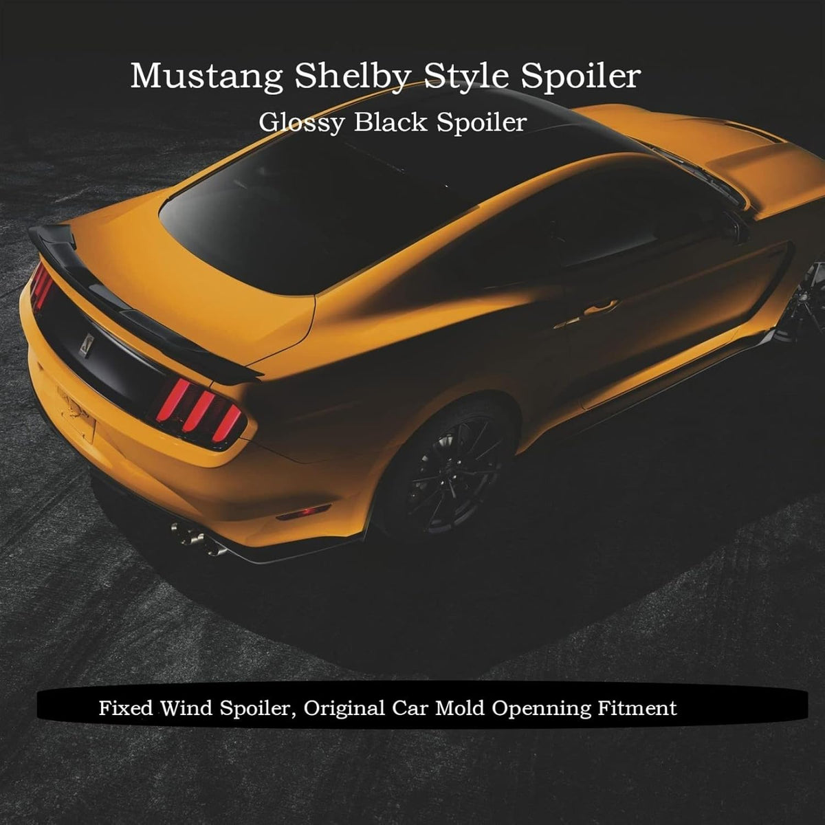Glossy Black Rear Trunk Wing Spoiler F965947