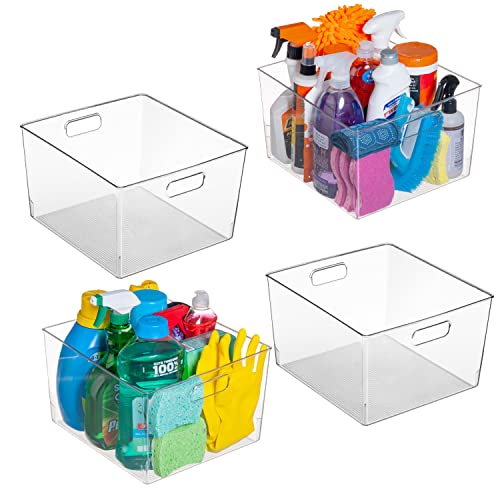 Clear Plastic Storage Bins 2 Pack N756881
