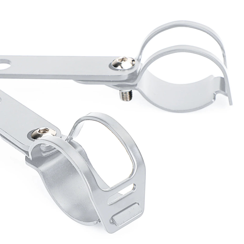 Chrome Motorcycle Headlight Mount Bracket Adapter M2073