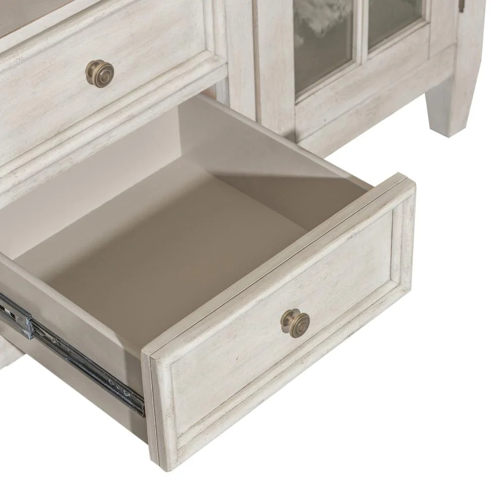 White Display Cabinet J1798