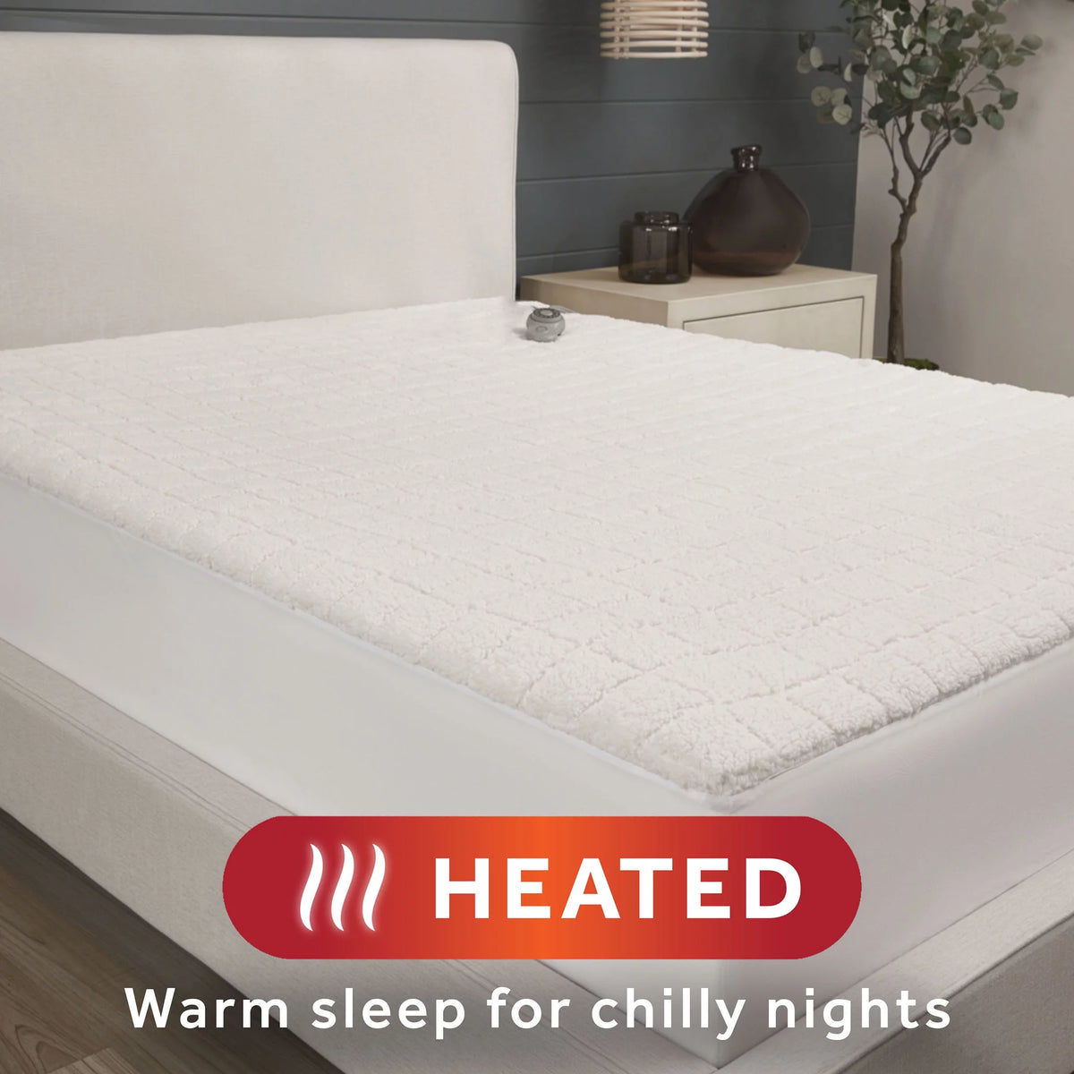 2-in-1 Reversible Heated and Cooling Mattress Pad Queen Size J78011