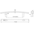 Oil Rubbed Bronze Cabinet Hardware Handle Pull 25 Pack V940815