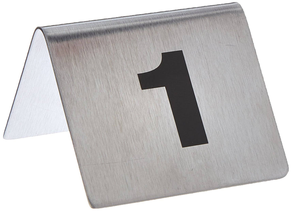 Stainless Steel Number Tents 1-25 P199