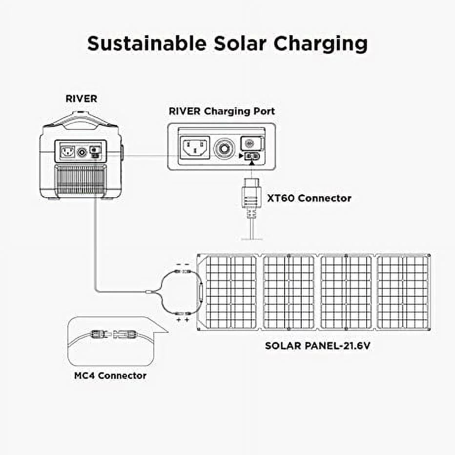 Portable Solar Generator Power Station R6068