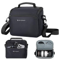 Camera Sling Bag Crossbody Camera Case DSLR SLR Compact Shoulder Photography Bag Beige Y9327