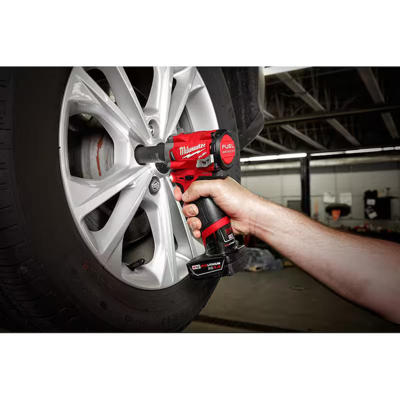 12V Brushless Cordless 1/2 in. Impact Wrench Kit & Right Angle Impact Wrench V58086