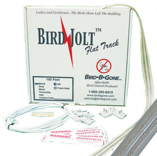Bird Jolt Flat TRACK Kit, 100 ft Roll Gray K678051