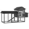 Wooden Chicken Coop with Run Nesting Box G30370