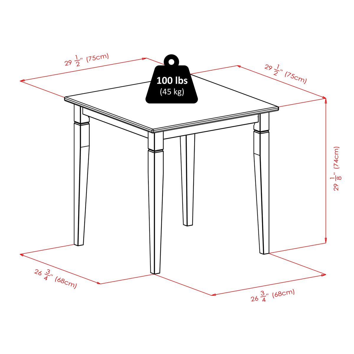 Solid Wood Dining Table X377594
