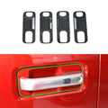 8 Pcs/Set ABS Imitate Carbon Fiber Handle Bowl Cover Door Lock Panel Frame For Ford F-150 Raptor 2015-2020 Car Exterior Decorative Sticker S534196
