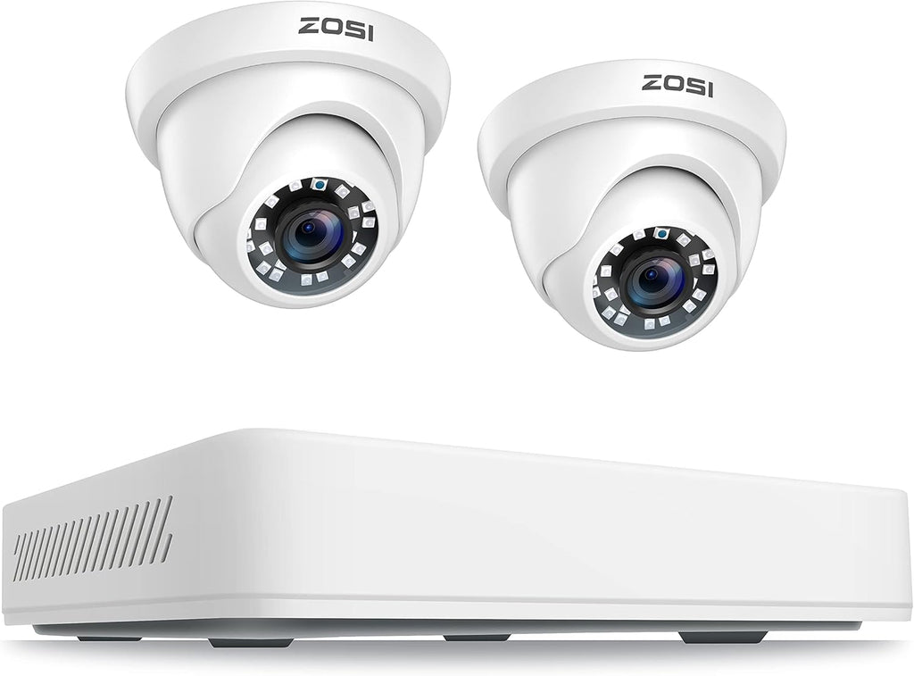 4 Pack 2MP 1080p HD-TVI Dome Security Camera B4523