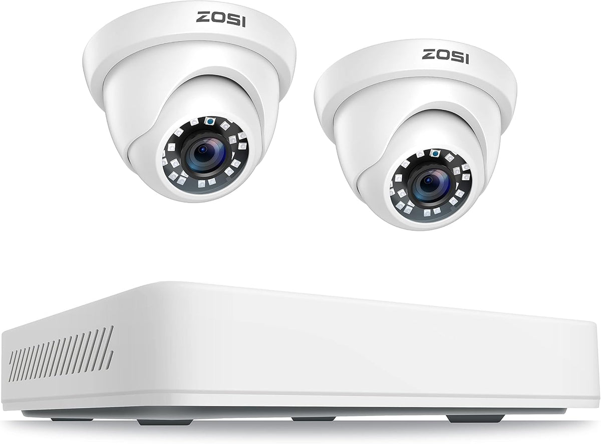 4 Pack 2MP 1080p HD-TVI Dome Security Camera B4523