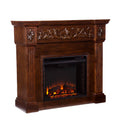 Carved Electric Fireplace B504251