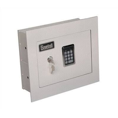 Commercial Wall Safe with Electronic and Key Lock Z60754